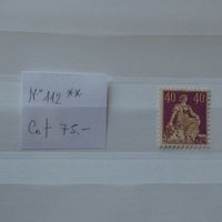 Nr. 112 ** HELVETIA mit Schwert