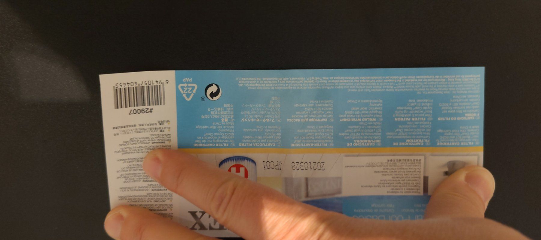 Intex Schwimmbad-Zubehör: Intex Filterkartusche Typ H Krysta Clear Pool Filter Neu – Gebraucht aus Felben-Wellhausen von Awallner 1