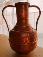 Antike Kupfervase, Krug mit Henkel, Vintage Deko Top! 37 cm!