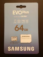NEU - SAMSUNG - EVO Plus - microSD 64GB Micro SD Karte