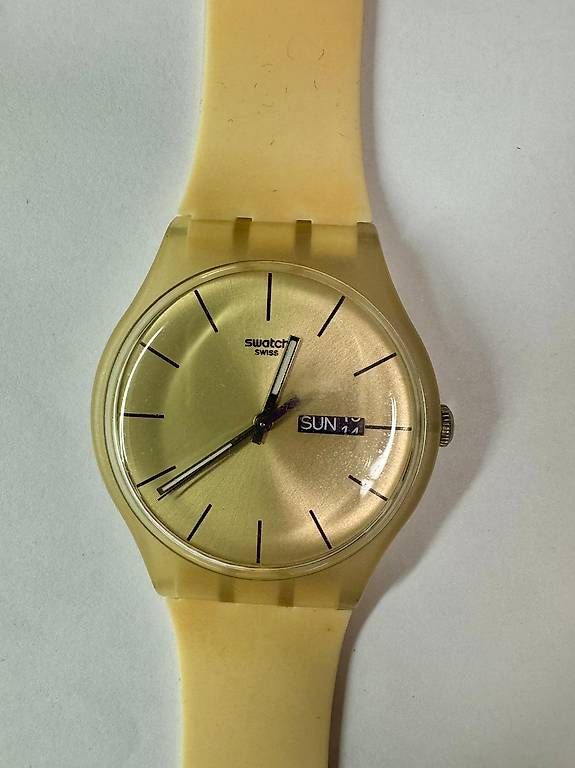 Swatch Orologi: Swatch New Gent "Rose Rebel", Batteriewechsel nötig – Usato da Bern venduto da anolba