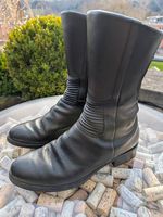 Motorradstiefel Damen, Leder, Grösse 39