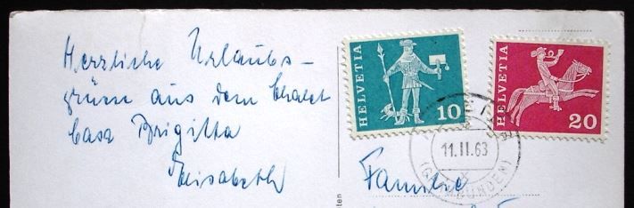 Cartoline postali: OBERSAXEN Lorischboden – Usato da Jona venduto da philajona 1