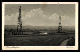 Kaiserslautern, Blick auf zwei Sendemast