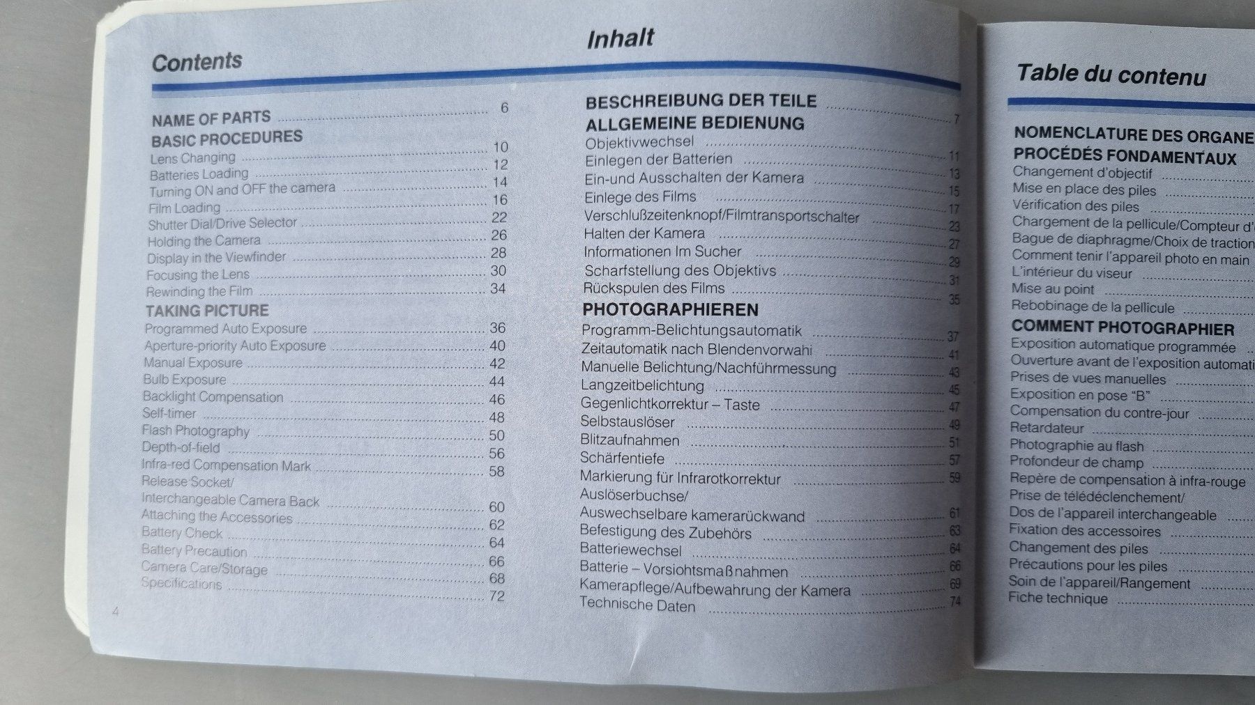 Libri: Yashica 108 Multi Program Gebrauchsanweisung / Mode d'emploi – Usato da Basel venduto da Cellostoffeli 2