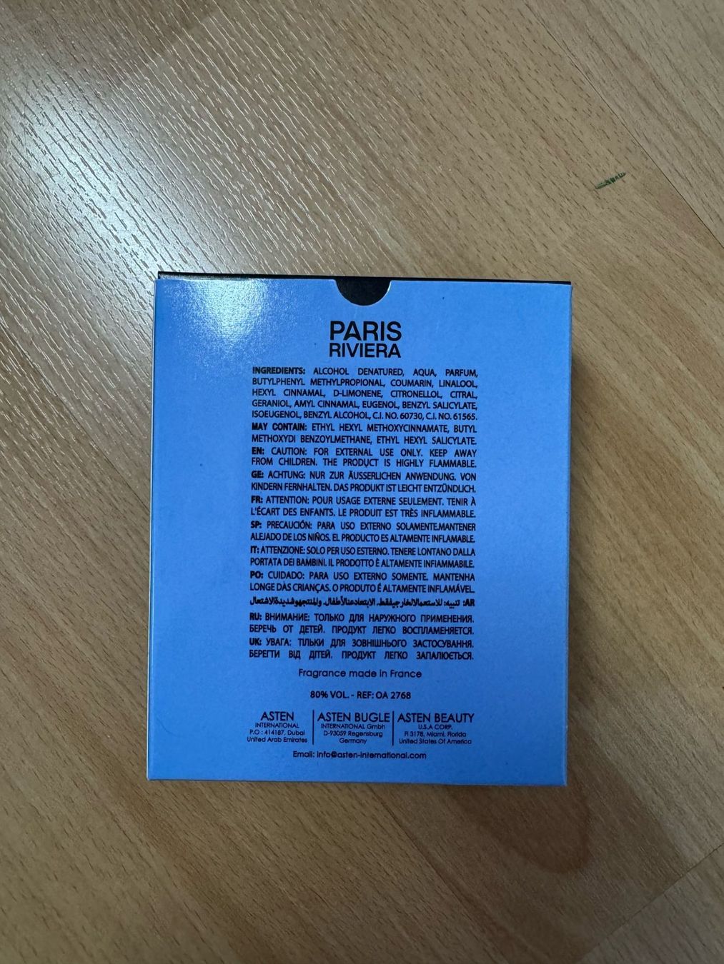 Parfum & Eau de Toilette: Paris Riviera Ariel Parfüm – Neu und originalverpackt aus Güttingen von JeffreyGucc 3