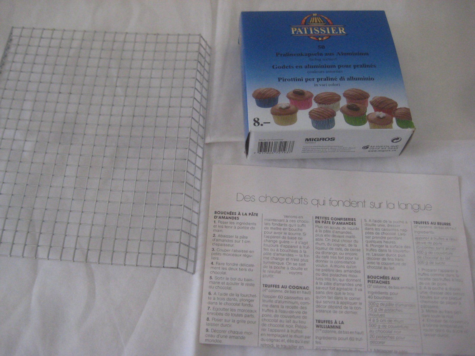 Teglie da forno: PATISSIER  FORMEN  MIT GITTER – Nuovo (secondo la descrizione) da Uster venduto da flocke1
