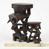 Chinesischer Hartholz Display Holzstand #8, ex Sammlung