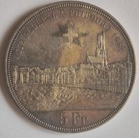 Schützenfest Fribourg 1881 Silber! ab 1 Fr
