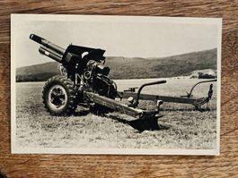 Echt Photo Karte / Obusier 10,5cm Neue Haubitzen von 1948