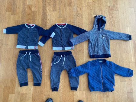 2 Set mit Pulli und Hose Gr.80 & Gr.86 und 2 Pulli Gr.98