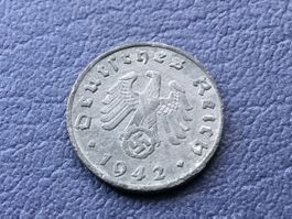 1 Reichspfennig Drittes Reich 1942 G