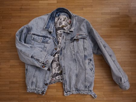 veste en jean vintage