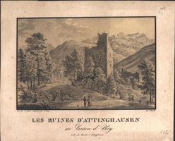 Attinghausen Tonlitho. von Triner selten
