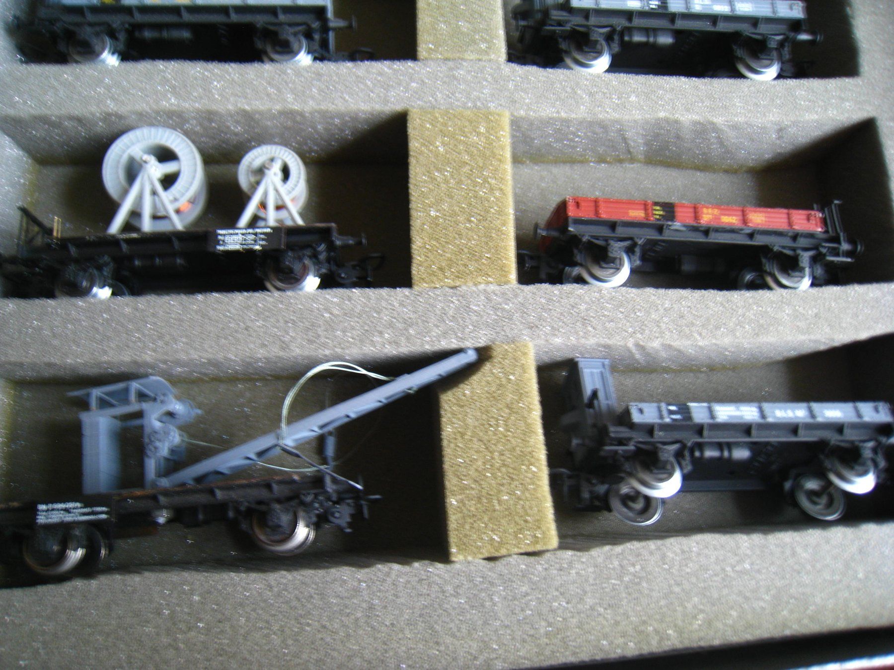 Modelleisenbahnen: Ruco BLS-Bauzugwagen Set 10 teilig, AC, oder DC   4001 – Gebraucht aus Buchs ZH von swiss-train 1