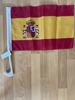 Spanische Fahne Auto/Fenster Deko, Sommerfest Adler 26cm x 1