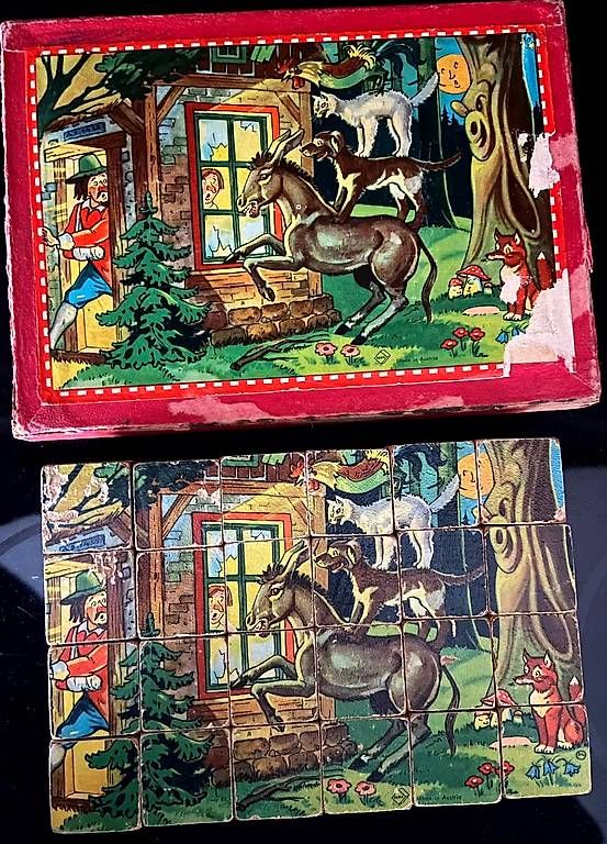 Puzzles: Altes Holz-Würfel-Puzzle-Märchen – Gebraucht aus Reinach AG von e5734h