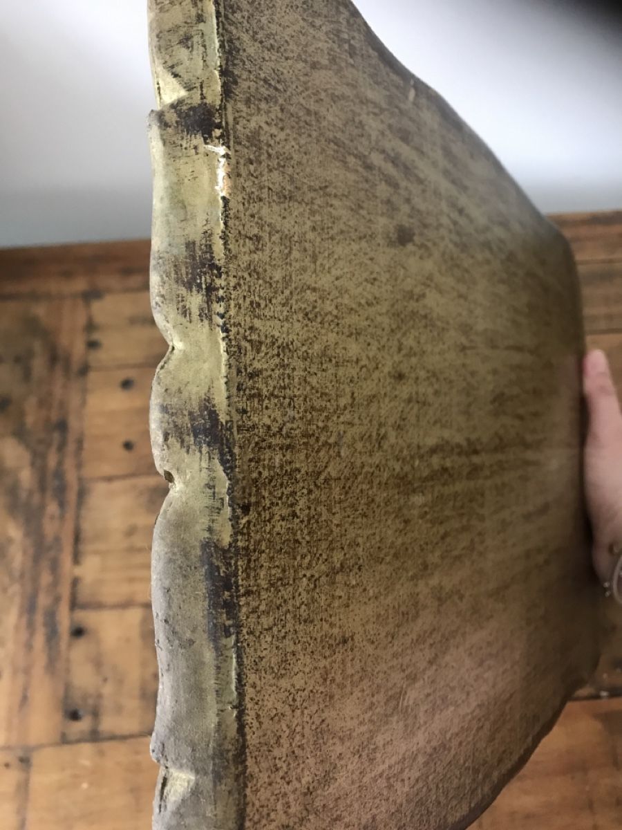 Piatti di portata: Florentinisches Tablett Serviertablett rot Holz – Usato da Rapperswil SG venduto da cosiba01 5
