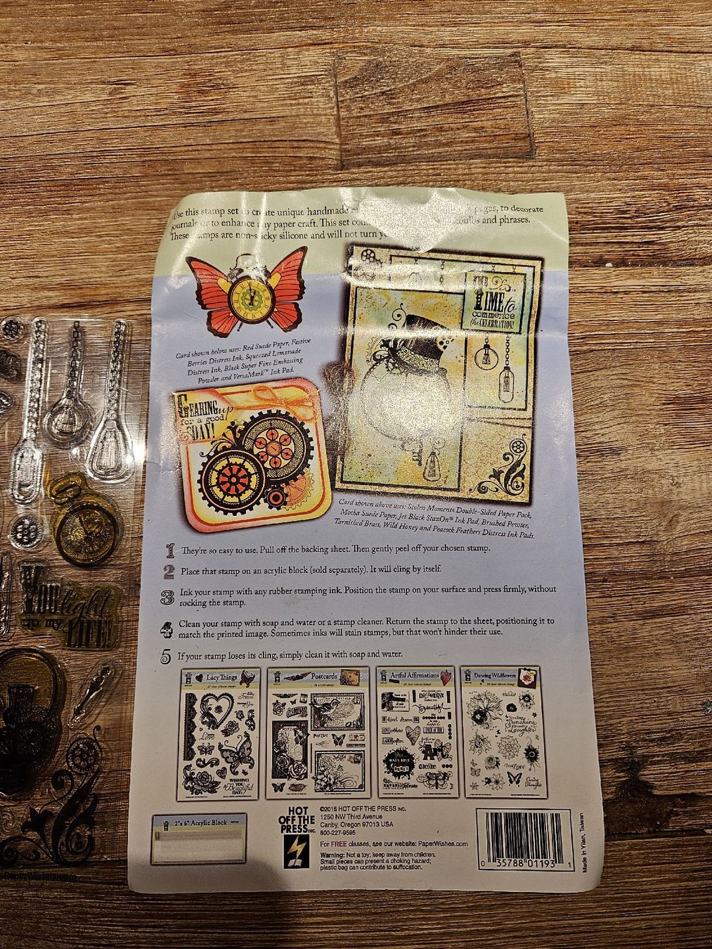 Timbri: Steampunk Silikon Stempel Set, 22 Stk.komplett! – Usato da Bertschikon Gossau venduto da simla09 4