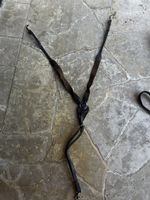 Collier de chasse en cuir brun taille cheval 