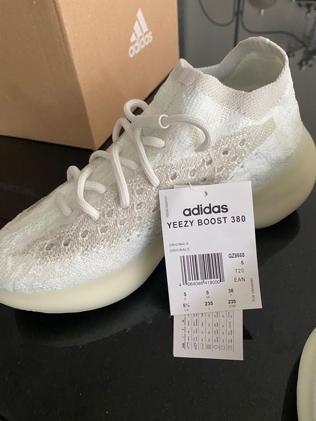 Adidas Scarpe da uomo: Neue Yeezy Boost 380 Calcite Glow 38 – Nuovo e nell'imballaggio originale da Bolligen venduto da chaetzli1133 1