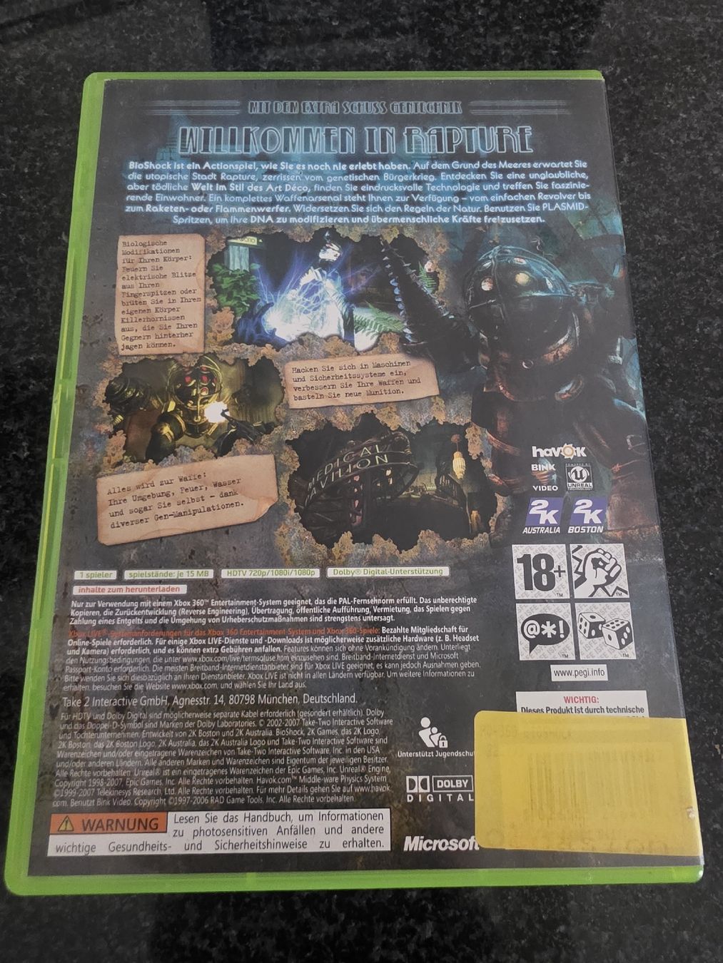 Spiele: Bioshock Xbox 360 – Gebraucht aus Chavornay von Crash37 1