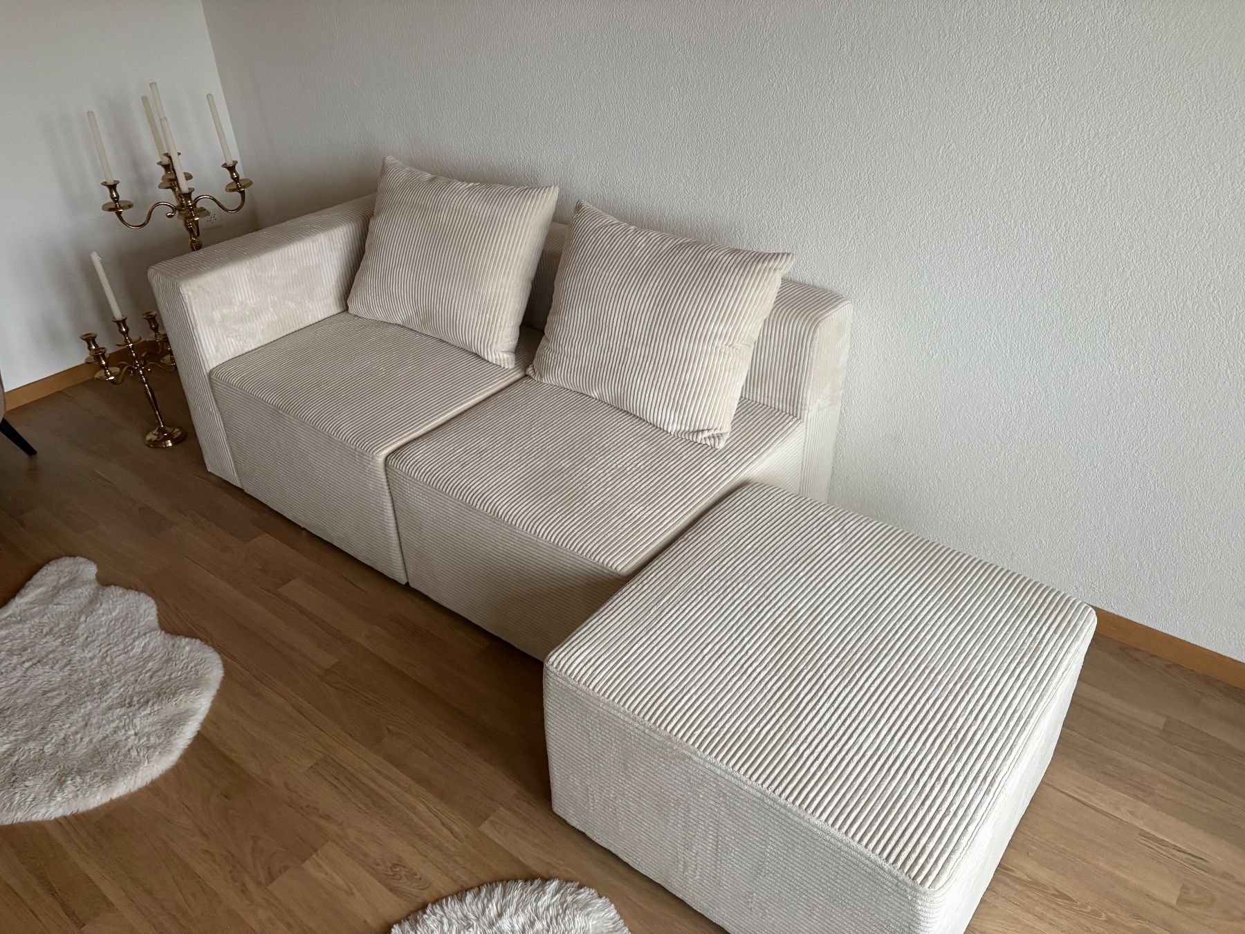 Maisons du monde Sofas: Modulares Cord Sofa beige – Neu (gemäss Beschreibung) aus Zürich von Frrokaj98 2