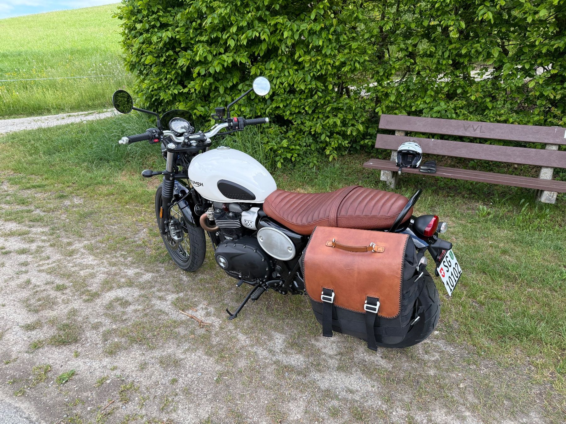 Triumph Route: Triumph Street Scrambler 900 – D'occasion à Mogelsberg par Zades 1