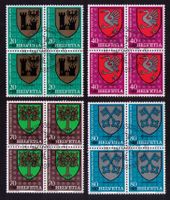 1978_J265-J68_PJ Gemeindewappen_Gruyères_Castasegna .._VB ET