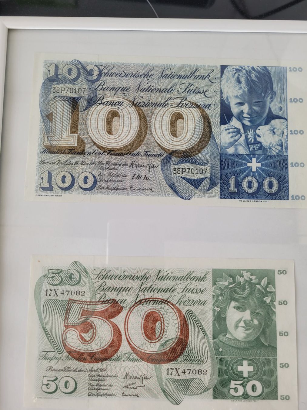 Banknoten: Alte Schweizer Bank Noten – Gebraucht aus Zürich von Engel620 2