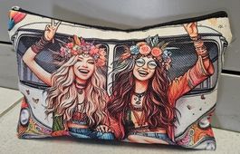 Necessaire Täschli Hippie Style ca. 21 x 13 cm