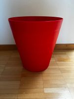 Roter Papierkorb