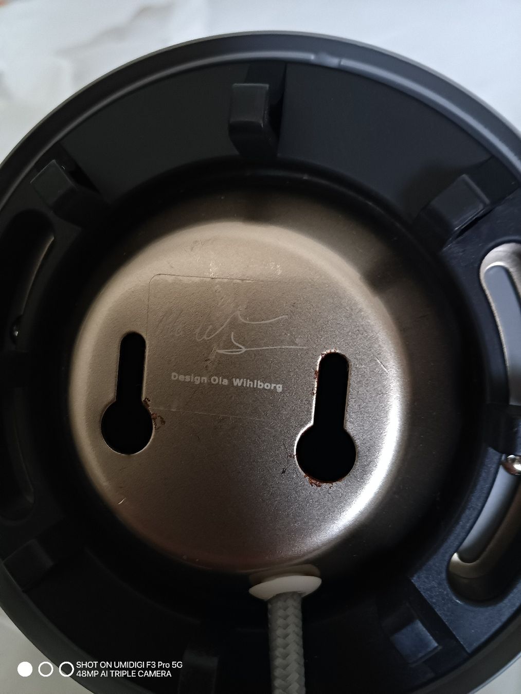 Lampade: Tischleuchte Design Ola Wihlborg grau Durchmesser  – Usato da Aarwangen venduto da to-hirschi 4
