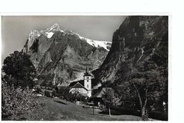 Grindelwald, Kirche Wetterhorn, 1942; Verlag Schudel