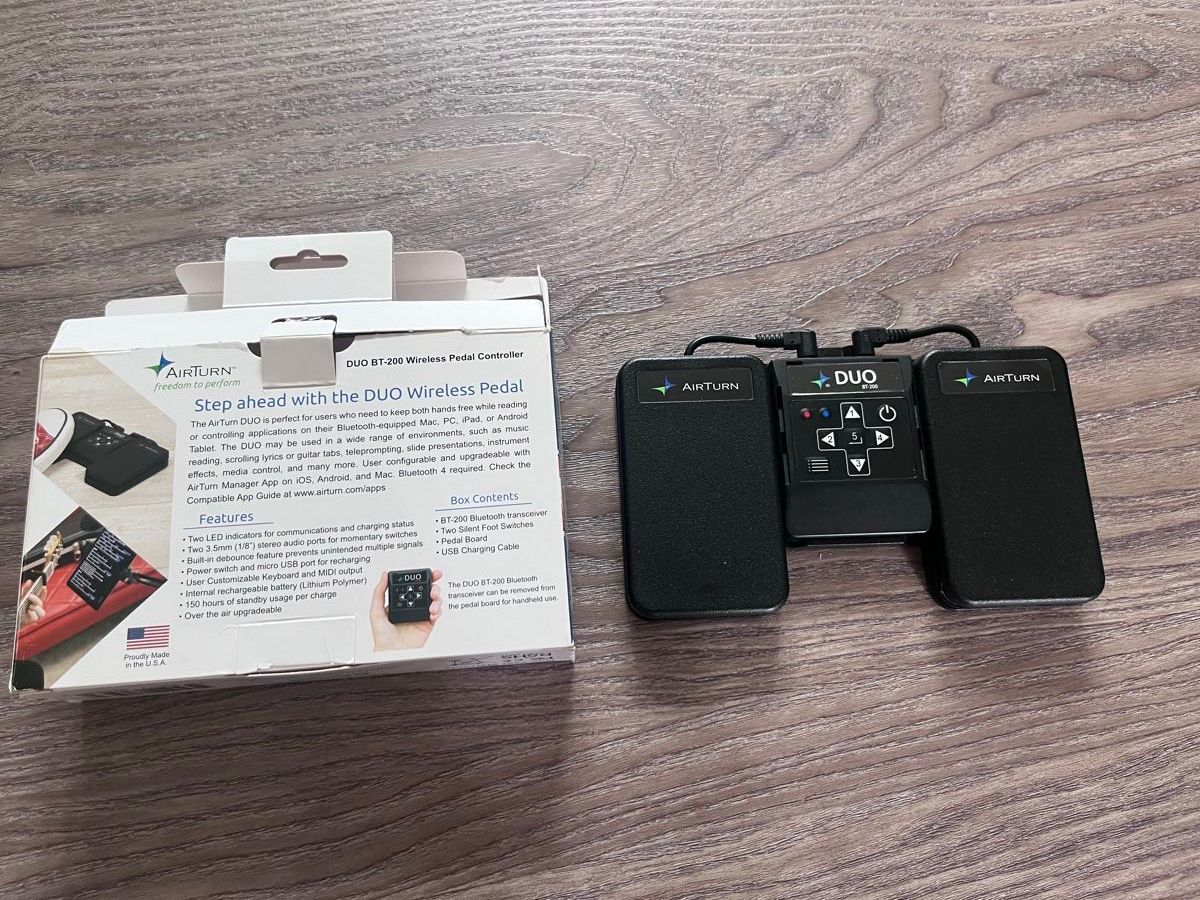 AirTurn Instruments de musique: AirTurn Duo BT-200 Pedal – D'occasion à Thalwil par yil_n9fz 1