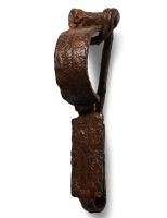 Late Roman Decorated iron bow brooch (6th century AD)
