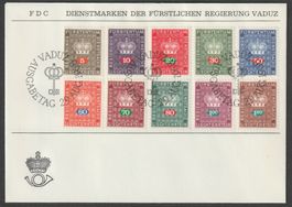 1968/69/76/89: Dienstm. Lichtenstein, gl. Motiv, KW 113.-