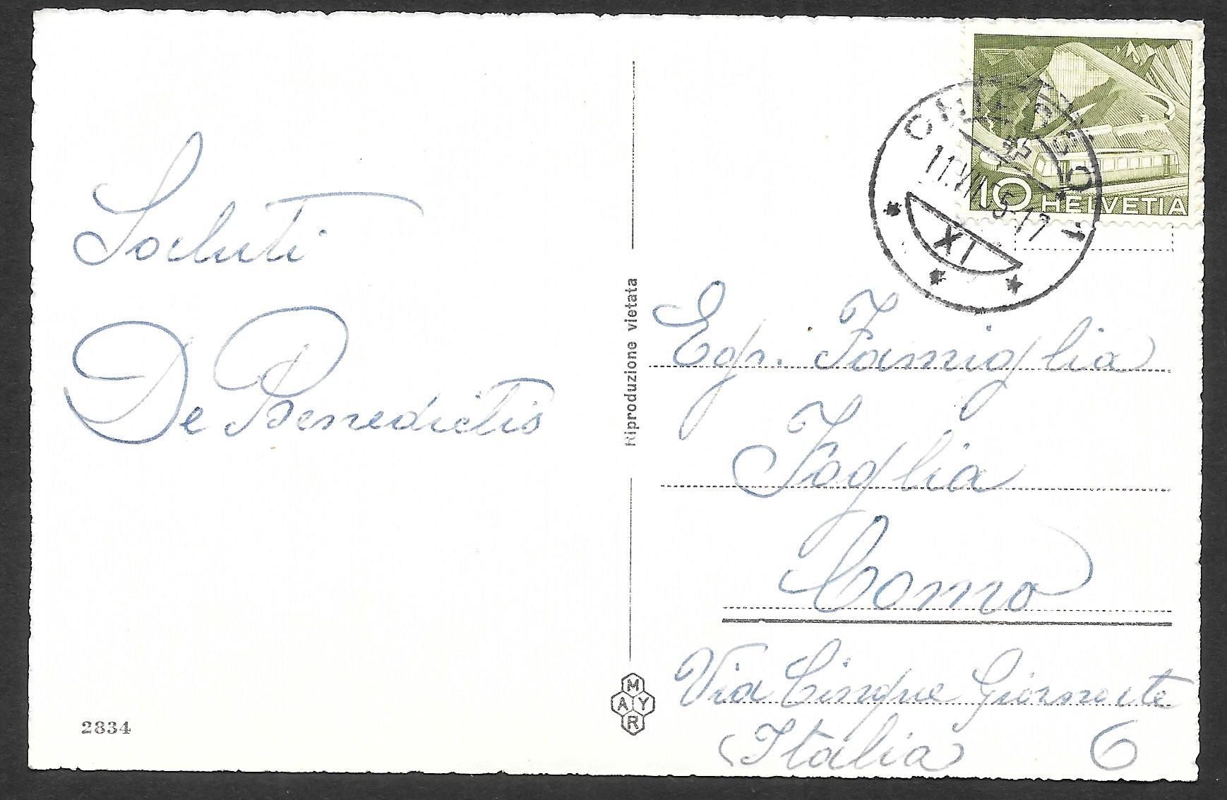 Cartes postales: Chiasso vier Bilder Zoll Post etc. – D'occasion à Olten par clotaldi 1