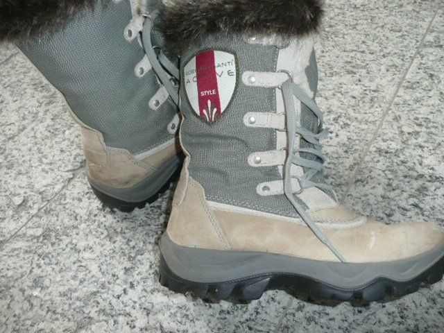 Roberto Santi Damenschuhe: Stiefel Gr. 37 in grau mit Kunstfell – Gebraucht aus Zug von falama 1