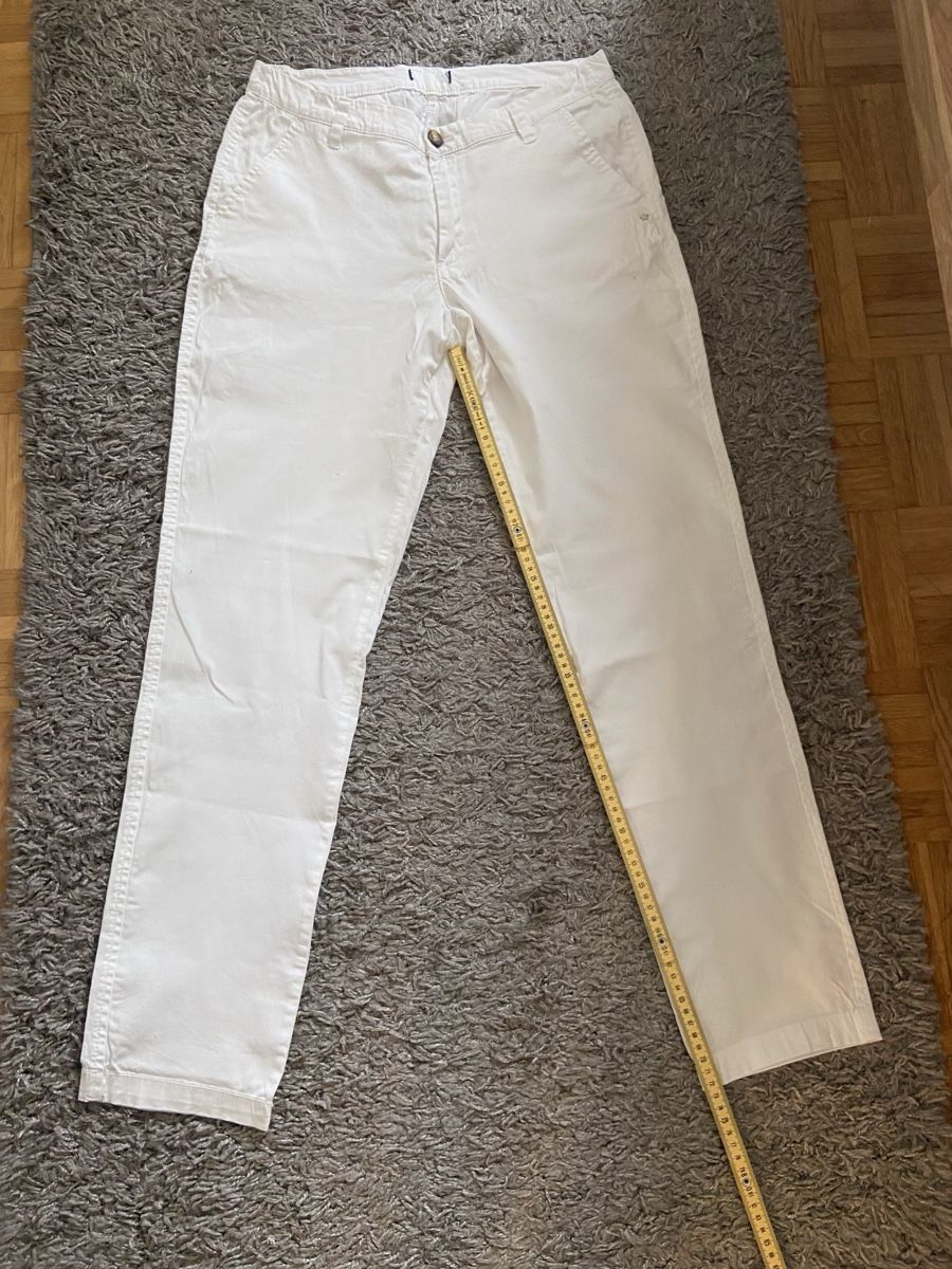 Pantaloni: Weisse Sommerhose, Gr. 38, – Usato da Bern venduto da rah_fpy5 1