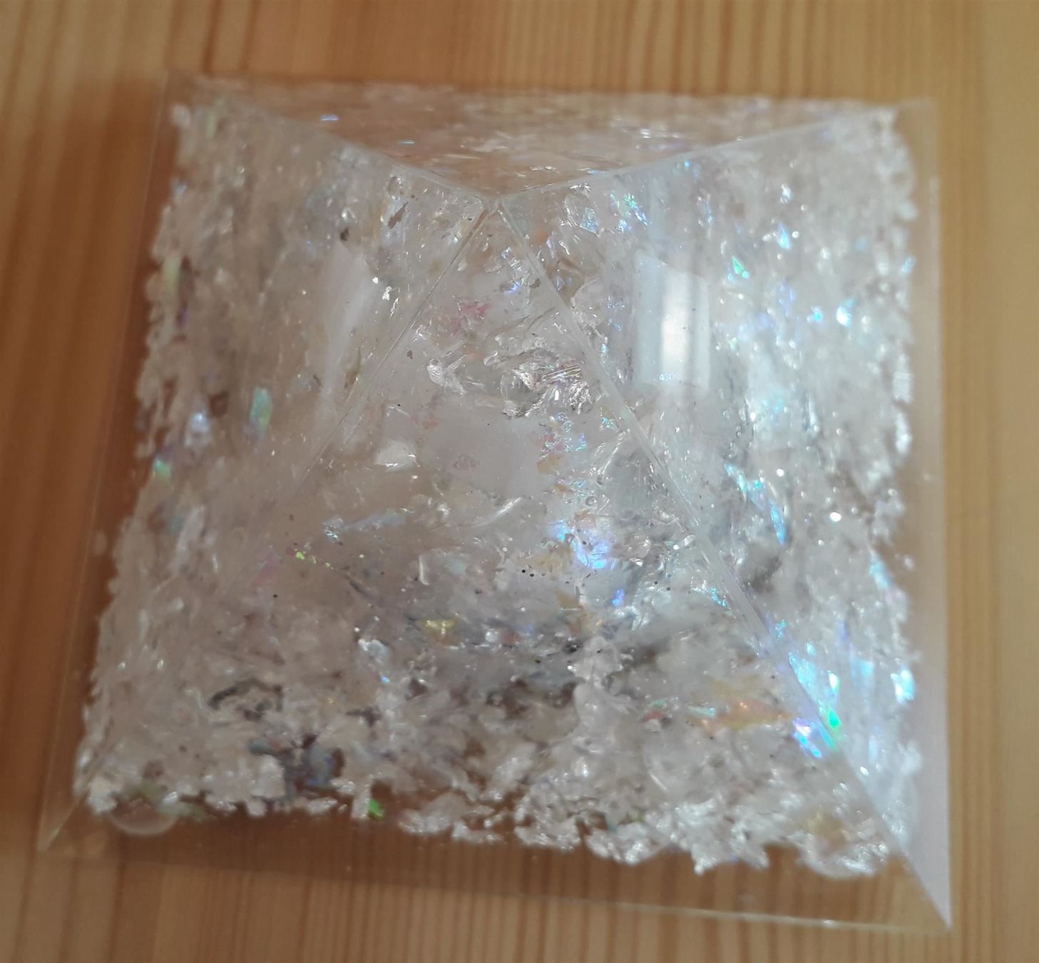 Pietre preziose: ORGONIT Pyramide Medium * MOND Mondstein – Nuovo e nell'imballaggio originale da Aeschi b. Spiez venduto da KRONLICHT 4
