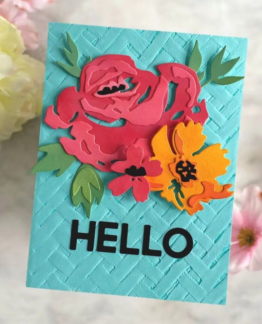 Schablonen: 3D Prägeschablone Nr.976, Muster (Sizzix geeignet) – Neu und originalverpackt aus Gretzenbach von Fliegepilz56 1
