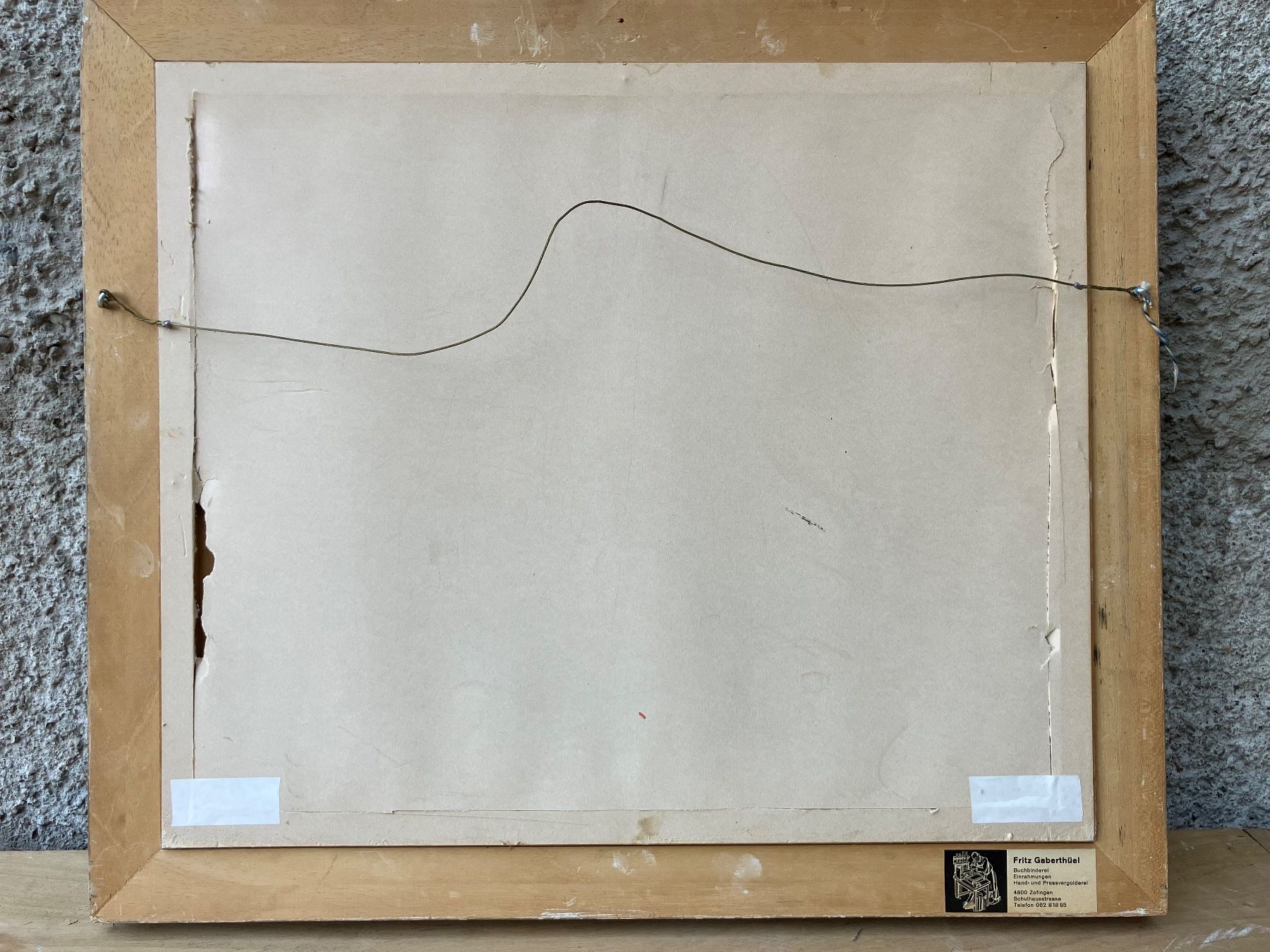 Gemälde: Ölgemälde, W.L. – Gebraucht aus Wetzikon ZH von artefix 2