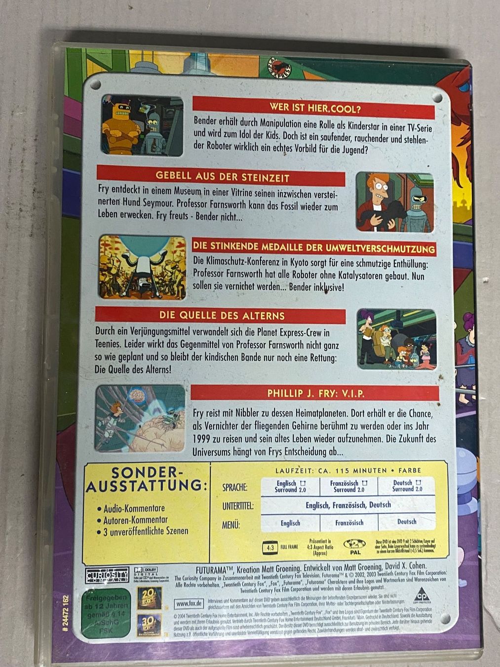 Alle DVDs: Futurama – Gebraucht aus Muri b. Bern von AdidasCollector 1