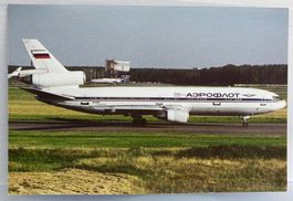 Postcard DC-10-30CF Aeroflot