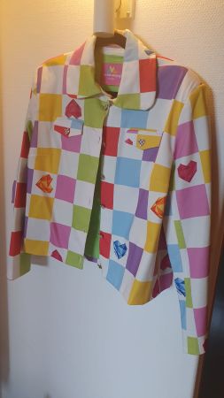 bunte Jacke von julyliebe - Neu, Grösse XL