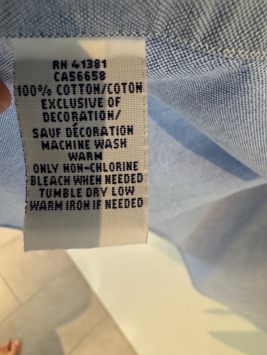 Ralph Lauren Camicie: Ralph Lauren Hemd blau – Usato da Dielsdorf venduto da Anthony111 3