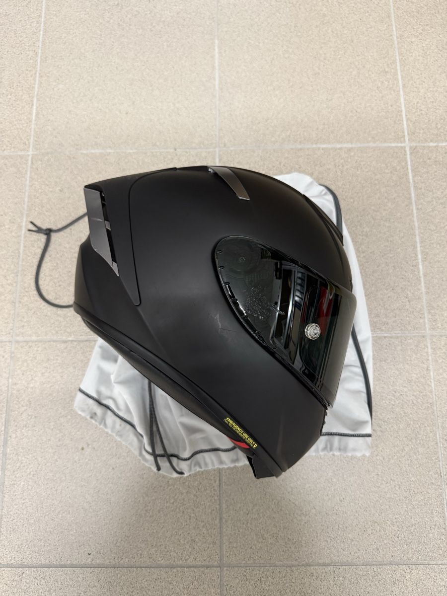 Caschi & visiere: Shoei X-Pirit 3 Helm schwarz – Usato da Thundorf venduto da Espressolungo