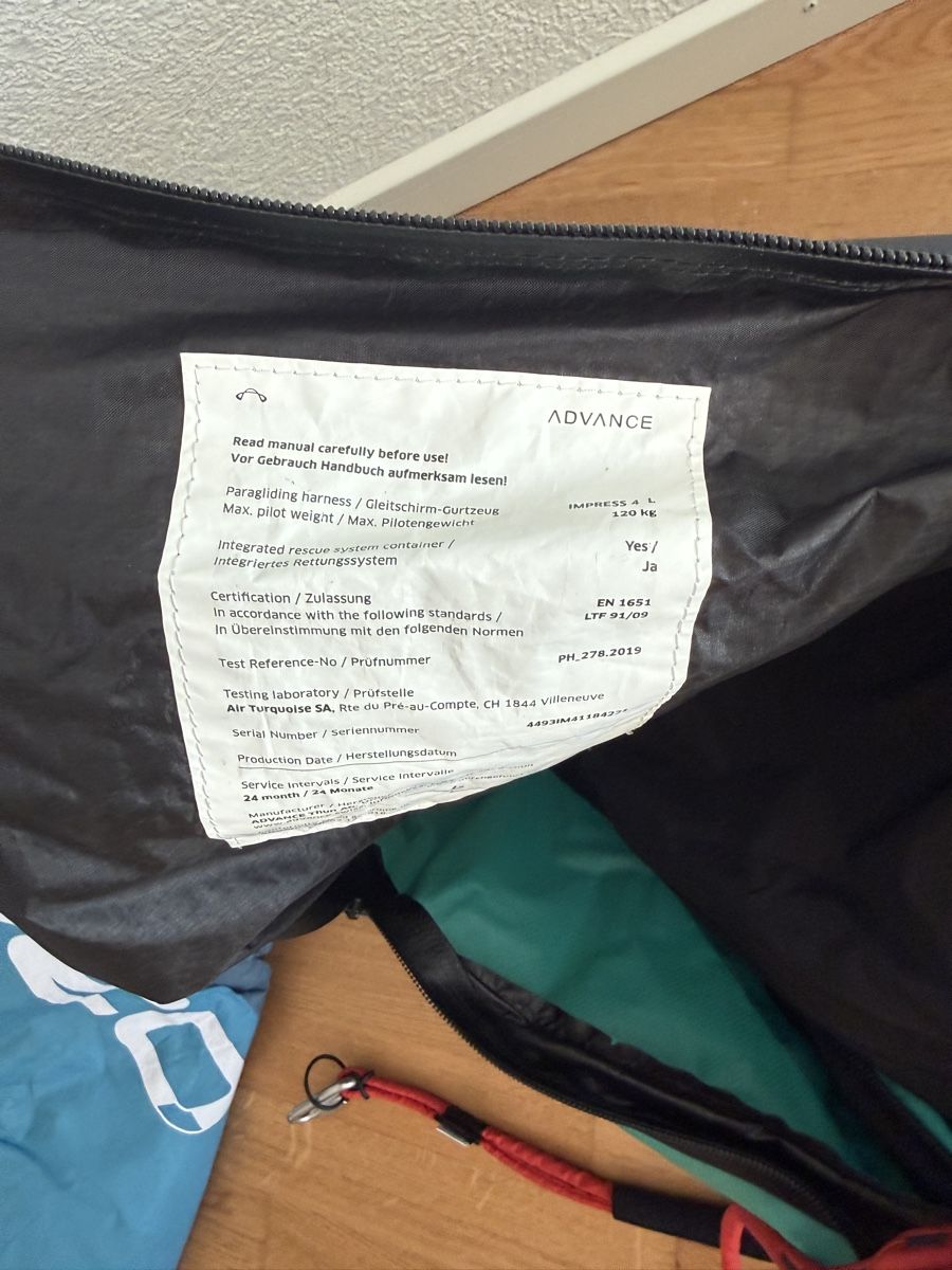 Flug- & Drachensport: Advance Impress 4 L – Gebraucht aus Thun von lar_n6zk 1