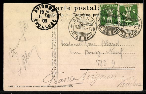 Cartoline postali: AK Basel, Steinentor – Usato da Berlin venduto da bartko-reher 1